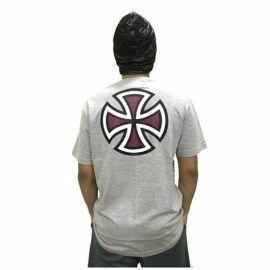 CAMISA-basica-marca-INDEPENDENT-original-estampa-nas costas-cor-cinza-estilo-skate-sucata-brazil-maua-moda-skatista-streetwear-